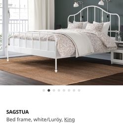 IKEA King Size Bed Frame With Base 