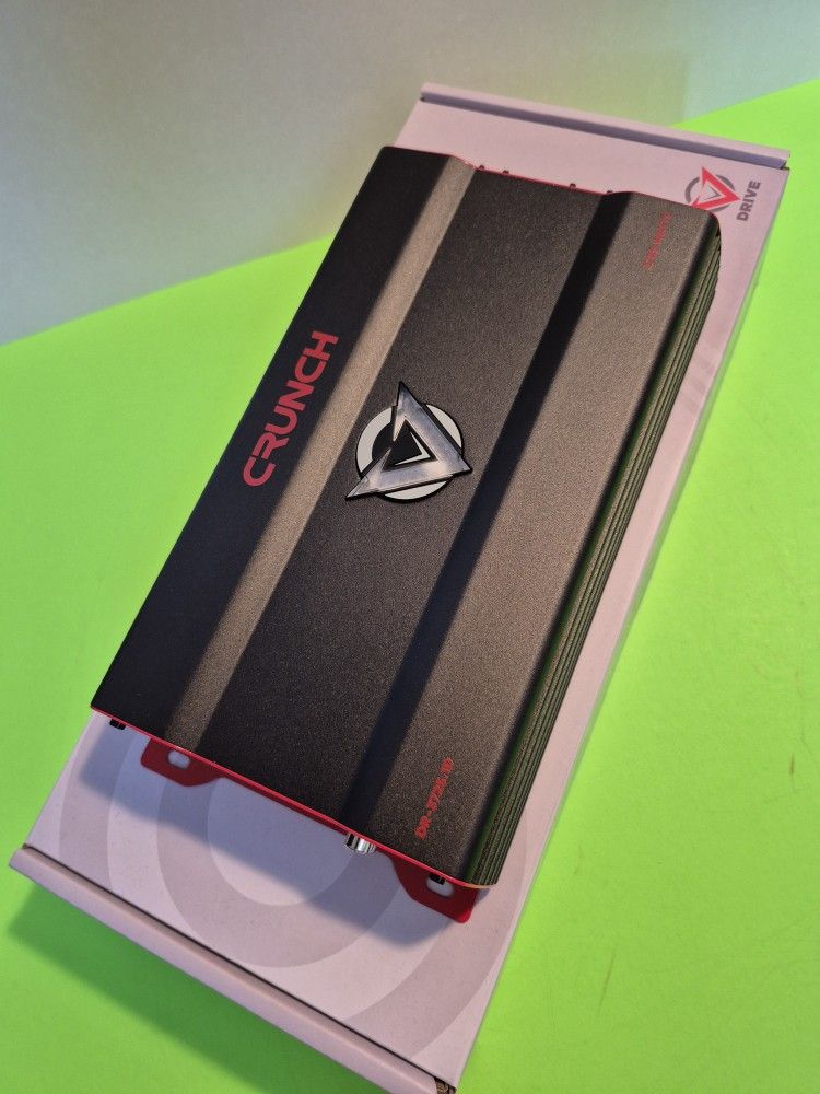 CRUNCH 3725 WATTS MONOBLOCK 1 OHM STABLE BUILT IN CROSSOVER WITH BASS CONTROL CAR AMPLIFIER ( BRAND NEW PRICE IS LOWEST INSTALL NOT AVAILABLE )