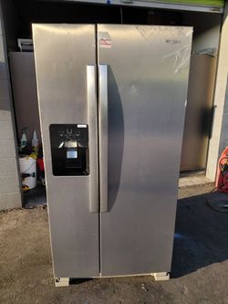 33-inch wide refrigerator, brand new, open box Whirlpool brand