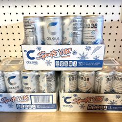 Brand New 12-pack Celsius Spritz Vibe - $15 Each