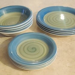 Pier 1 Dinnerware 3-piece Setting For 4