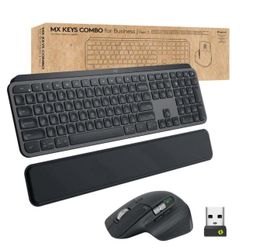 Logitech MX Keys Mouse and Keyboard Combo - compatible for PC and MAC
