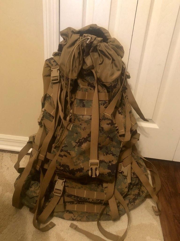 AUTHENTIC U.S. NAVY MARINE CORPS RUCKSACK BACKPACK