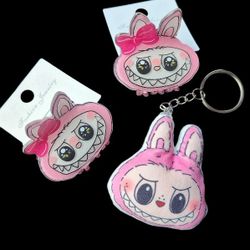 Labubu Haor Clips And Keychain 