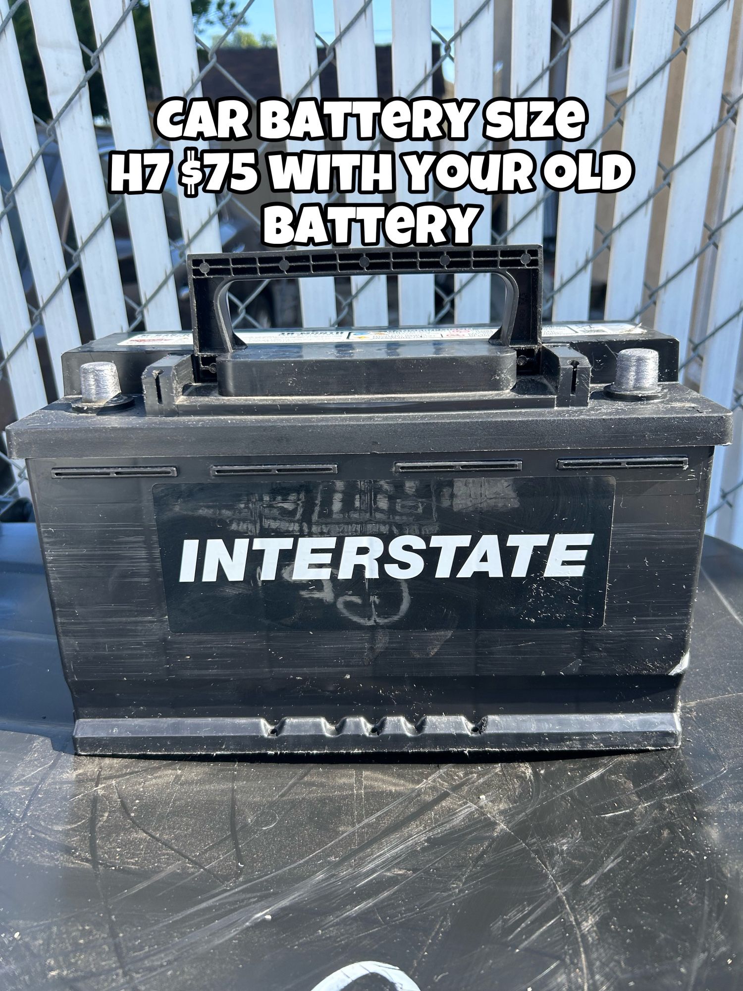 Car Battery Size H7 $75 With Your Old Battery