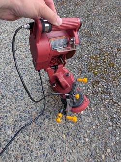 Chicago electric saw chain sharpener