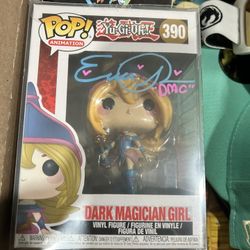 Dark Magician Girl signed Funko Pop