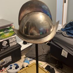 Conquistador Helmet Replica And Stand