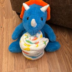 Blue Bear With Blanket