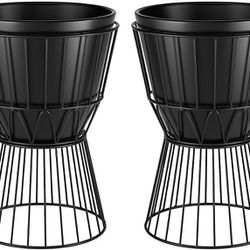 🎄 2-Pack Iron Plant Stand w/ Pot *BRAND NEW*! 