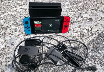 Nintendo Switch with 3 Games