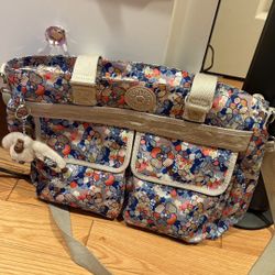 Kipling Floral Messenger Bag