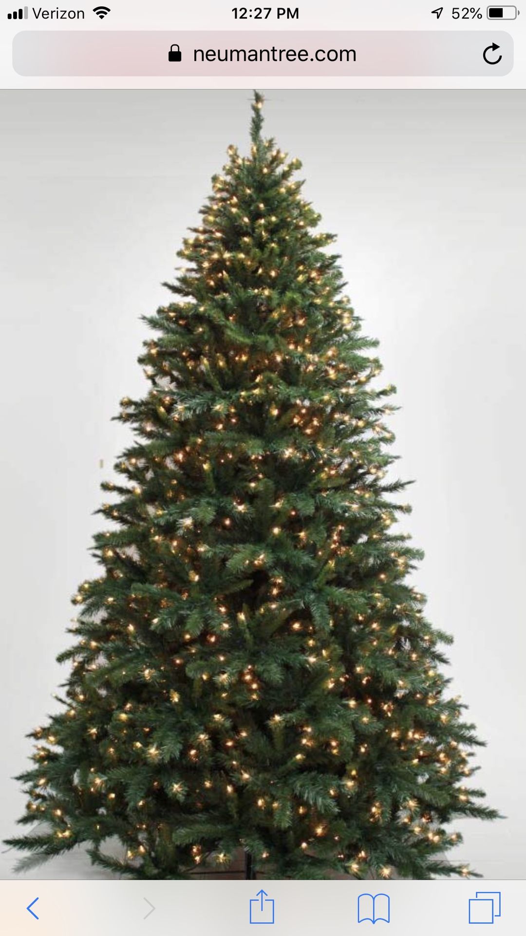 Christmas Tree 5, 7, or 9 Foot Tall by Neuman Tree