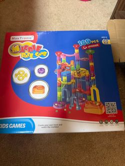 MaxTronic Marble Race Game 109-Piece Set
