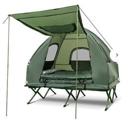 GoPlus 2 Person Compact Portable Pop Up Tent/cot/air Mattress/ Sleeping Bag