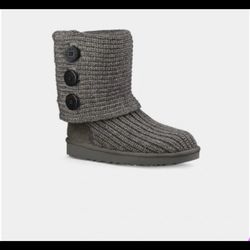 Knitted Grey UGGs 