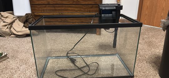 Top fin fish tank