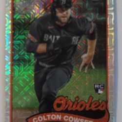 2024 Topps Chrome #T89C-70 Colton Cowser Silver PACK Mojo Refractor 