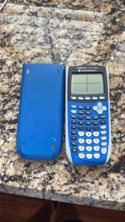 Texas Instruments TI-84 Plus Silver Edition Blue Graphing Calculator