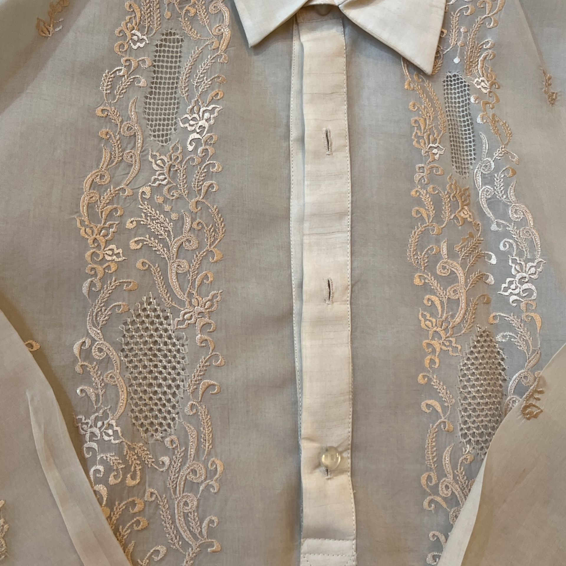 Men Long Sleeve Barong