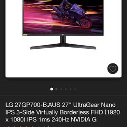 LG UltraGear Monitor (Brand New) 