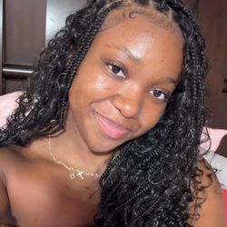 Boho Knotless Box Braids 
