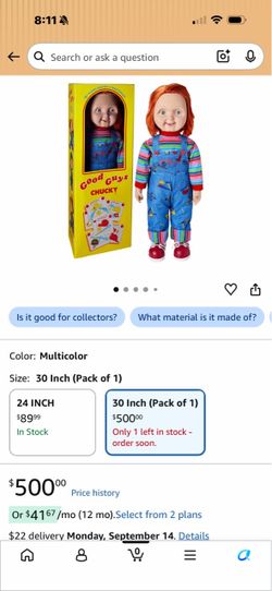 Brand new. !!!30 Inch Chucky Goody Guys Doll,