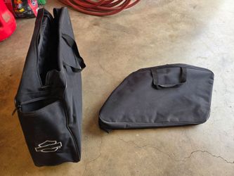 Harley saddle bag luggage