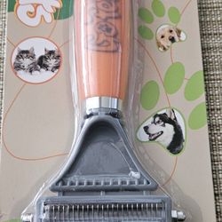 GO PETS   2-Sided Dematting & Deshedding Tool