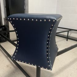 Dark blue stool 