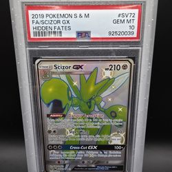 Scizor Gx Shiny Psa 10