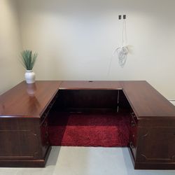 Sophisticated Spacious JSI Executive U-Shaped Desk