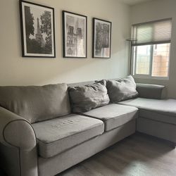 ASHTON 2 PIECE SOFA SET W/LEFT CHASE GOOD CONDITION