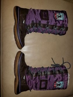 GIRLS PAJAR GRIP HIGH WINTER SNOW BOOTS