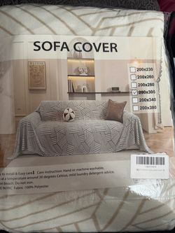 Sofa Cover 200x300cm Geometric Pattern