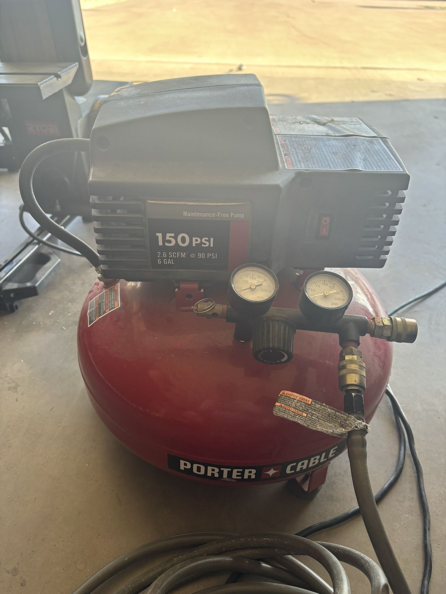 6 Gal. 150 PSI Portable Electric Air Compressor