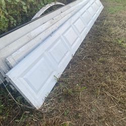 16’ x 7’ Clopay Double Garage Door - White - Complete Set