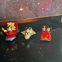 3 Vintage Mickey And Minnie Toys 