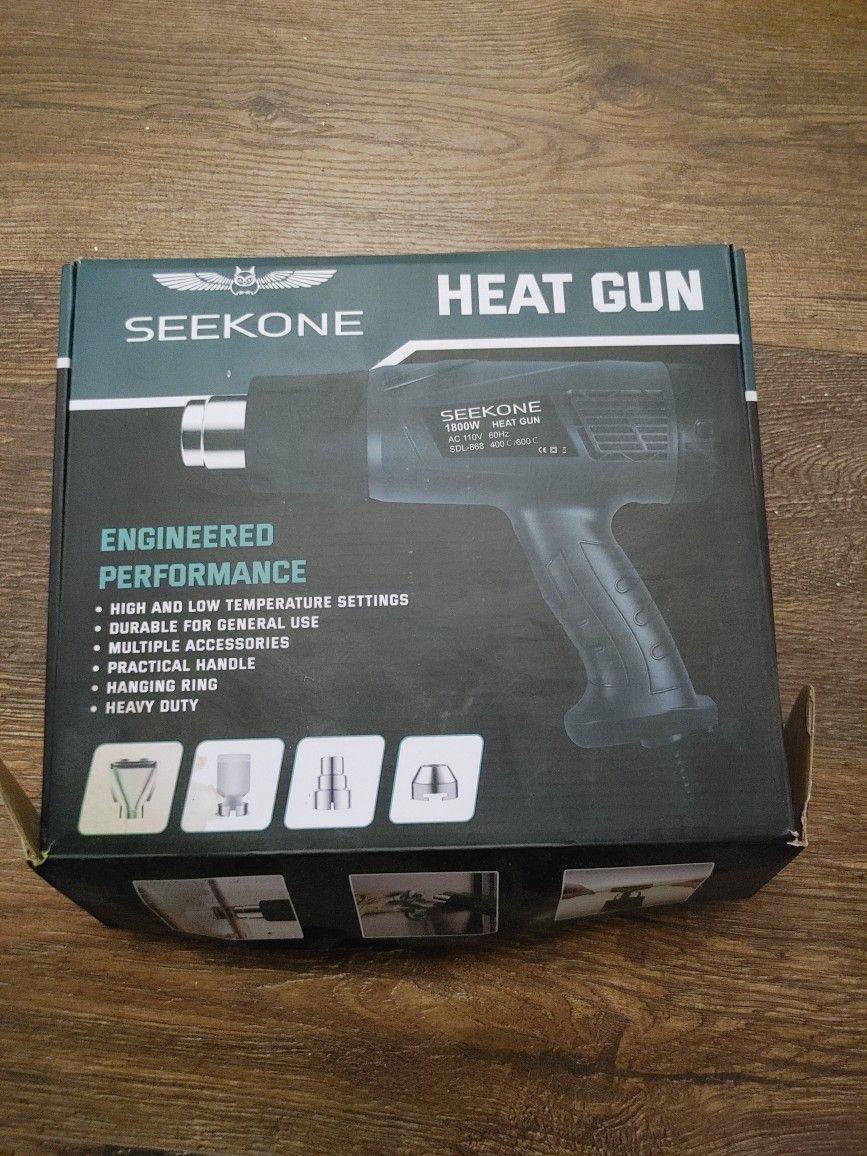 SEEKONE 1800W Heat Gun (MSRP: $49)
