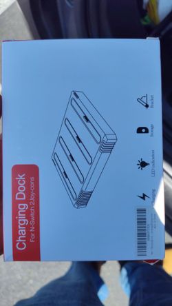 NS2 Joy-Con Charging Dock for Nintendo Switch Controller USB-C LED White