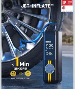 Tire Inflator Portable Air Compressor.