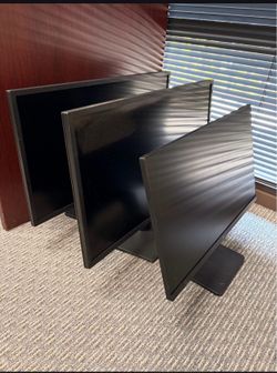 27 and 24 inch monitors