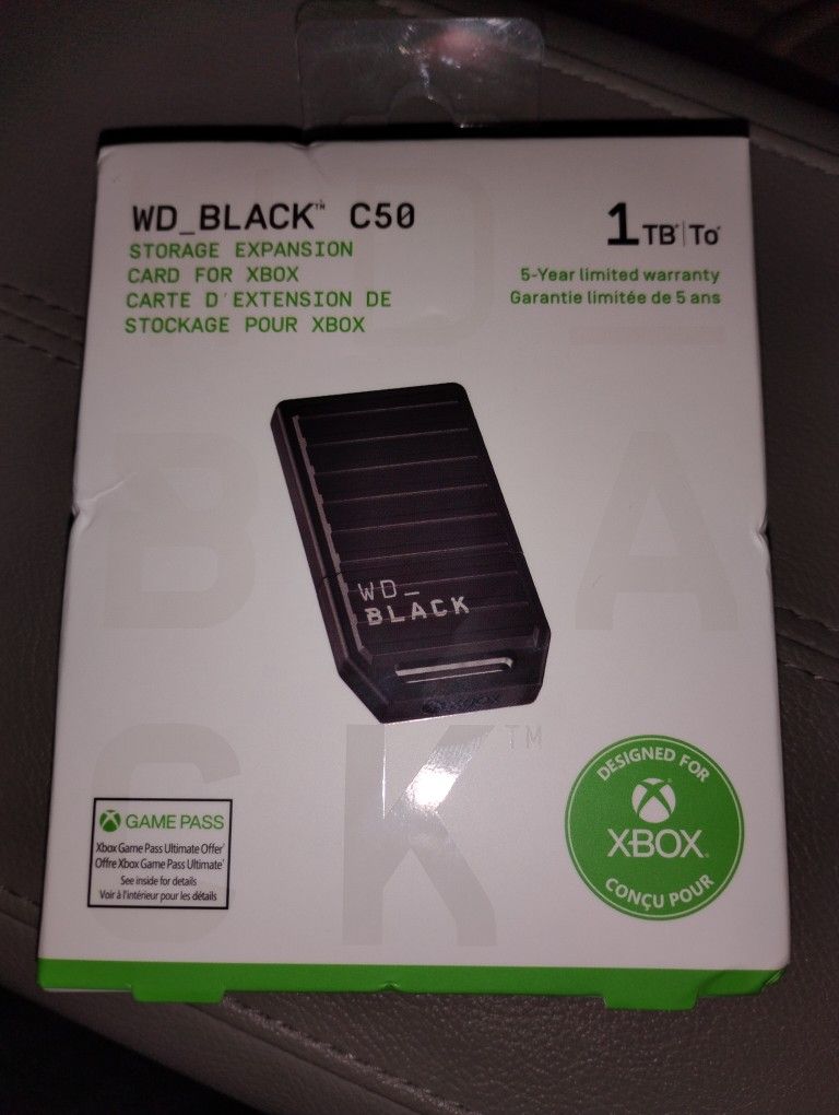 WESTERN DIGITAL WD_BLACK C50 1TB STORAGE EXPANSION CARD FOR MICROSOFT XBOX NEW