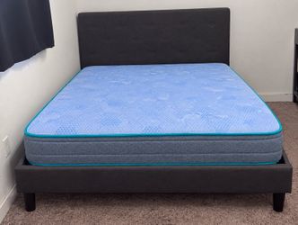 Nice full size bed with good mattress