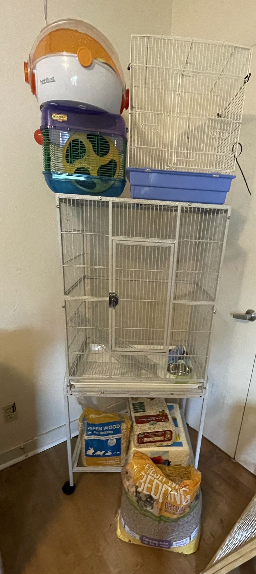 Small Critter Cages/Supplies & Accessories Lot-Items/supplies ONLY ( P*E*T NOT INCLUDED)