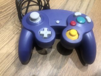 Purple GameCube controller
