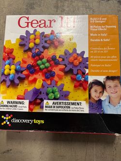 Discovery Toys Gear It! 80-Piece Building Set