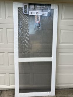 New Vinylcraft Solid Vinyl Screen Door (36"x80")