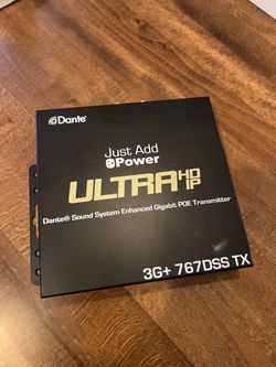 Just Add Power 767 DSS Input With DANTE Audio