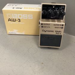 Boss Dynamic Wah Aw-3 Guitar Effects Pedal 